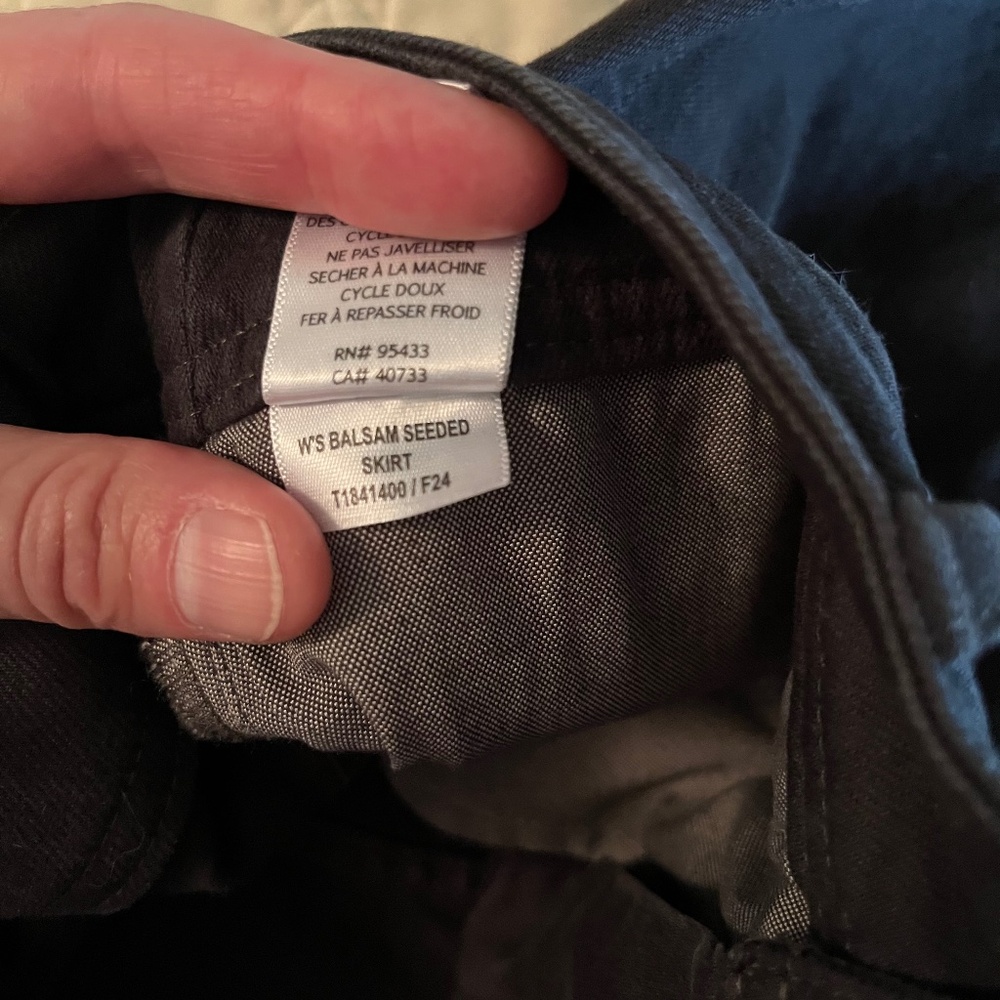 Toad and Co Balsam Seeded skirt, gray, 6